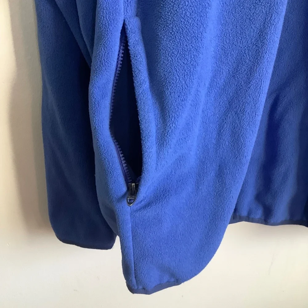 Polo Ralph Lauren Mens Blue Fleece Snap Mock Neck Pullover 3XLT Big & Tall